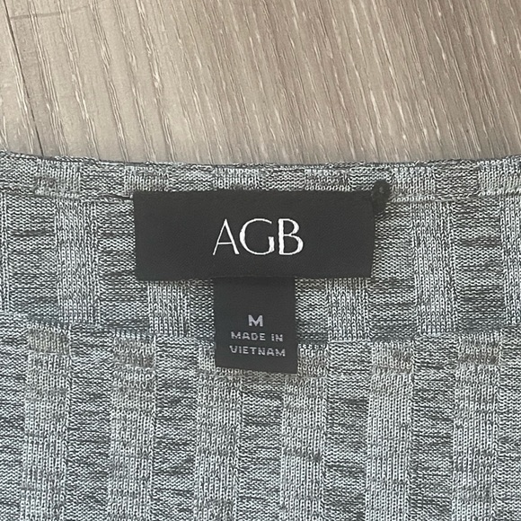 AGB Greyish Blue Bell Sleeve Blouse - Picture 7 of 12